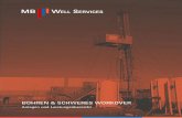 BOHREN & SCHWERES WORKOVER - MB Well Services DRILLING AND HEAVY WORKOVER SERVICES Bohren • Niederbringen von Bohrungen im Öl-, Gas-, Kavernen- und Geothermie-Sektor bis 3.500 m