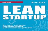 Eric Ries - ciando Eric Ries Lean Startup Schnell, risikolos und erfolgreich Unternehmen gr£¼nden £“bersetzung