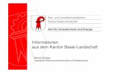 Informationen aus dem Kanton Basel-Landschaft · (Schwermetalle, PAK, org. Schadstoffe, Fremdstoffe) Verwertung von Grüngut aus dem Strassenrandbereich Schadstoffbelastetes Grüngut