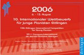 Sparkassen-Finanzgruppe 0 2 B e i r o g e t 2006 a s i e 6. - 13. … · 2018-02-02 · Chopin Ballades and complete Nocturnes and Poulenc Nocturnes. He currently tea-ches at the