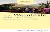 2020 Weinfeste - Südliche Weinstraße · 2019-09-27 · Landau Stadt Maimarkt mit Weindorf auf dem Alten Messplatz Mai 1.5. Birkenhördt Maifeier an der Friedenskapelle 1.5. Klingenmünster