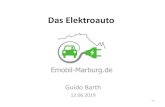 Das Elektroauto ... 14/06/2019 Guido Barth ¢© Emobil-  10 Das Elektroauto Mein pers£¶nlicher