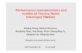 Performance measurements and models of Tianma Radio ... · Performance measurements and models of Tianmamodels of Tianma Radio telescope(TM65m) Jinqing Wang, Michael Kesteven, Rongbing