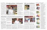 Einkaufen, relaxen & genießen Märkte iN iHreM Bezirk...loge (Edelstein-Experte). Seit 32 Jahren arbeitet er am Meid-linger Markt, seit 22 Jahren betreibt Nuran seine eigene Fleischerei.
