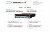 Serie QX - ATI Systems · 3x relays Option VR 500 1 2 34 1 2 34 Dekadenschalter frontseitig Thumbweels on front 3 x Relais 3x relays. 5 Außerdem sind für alle Typen die folgen-den