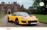 PERFORMANCE SCHALTUNG AUTOMATIK - lotus- · PDF file Der neue Lotus Evora steht voll und ganz in der Lotus Sportwagentradition, beeindruckende Performance mit präzisem Handling zu