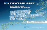 7 1 0 2 9. 8. 2 - 26. NURNBERG, GERMANY - …...powder, granules and bulk solids. With its unique range of products, POWTECH is the ultimate net-working event for process technicians,