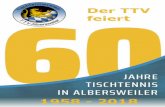 TTV Albersweiler - Saison 2018/2019 · 2019-07-17 · TTV Albersweiler - Saison 2018/2019 Grußwort des Ortsbürgermeisters Vorwort des 1. Vorsitzenden Organigramm des TTV Albersweiler