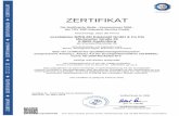 ZERTIFIKAT - voestalpine BÖHLER Edelstahl GmbH & Co KG · 2019-09-20 · Geltungsbereich der Überprüfung als Hersteller von Werkstoffen nach DGR 2014/68/EU, Anhang I, Abschnitt