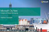 Microsoft CityNext Showcase Account Programdownload.microsoft.com/download/1/8/A/.../Stand_3_Microsoft_CityNext... · Microsoft CityNext Die Erfahrung von eNovation mit der Integration