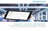 eepos crane designer · The eepos crane designer can be accessed worldwide via a standard web browser. One access for all eepos-applications. • Design and administration of all