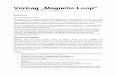 Vortrag Magnetic Loop - oevsv.atarchiv.oe7.oevsv.at/export/oe7/downloads/seminare/magnet...3 Unten sieht man ein vereinfachtes Schaltbild einer M.L. Der Kondensator mit seinem Widerstand