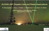 G. Baumgarten, J. Chau. J. Fiedler, J. Hildebrand, F.-J. Lübken, G. … · 2018-04-03 · Feb. 12, 2015 Baumgarten et al. 3 Why wind measurements by lidar? to understand dynamics,
