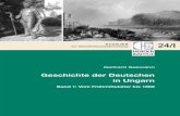 Geschichte der Deutschen in Ungarn - Herder-Institut · Die Monographie ist als Projekt des Herder-Instituts Marburg entstanden in Kooperation mit der vom Bundesbeauftragten für