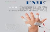 TECHNOLOGIEN FÜR DIE PHYSIOTHERAPIE · EME wurde 1983 in Pesaro (Italien) gegründet und hat sich im Lauf der Jahre als führendes Unternehmen in der Herstellung elektromedizinischer