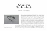 Malva Schalek - memoriart33–45 Schalek.pdf · 2017-07-02 · Bühnenrollen, von Schweijk bis Mephisto, zu entledigen und den Publikumsliebling gleichsam als Privatperson zu vergegenwärtigen.