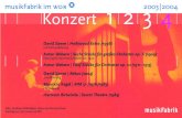 3986 MuFa Konzertprog4 RZ - Ensemble Musikfabrik · 2018-01-30 · Anton Webern | Sechs Stücke op. 6 und Fünf Stücke op. 10 Nicht als synchrone Nachzeichnung und Verstärkung konkreter