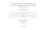 Antibiotic mechanisms of invertebrate and …hss.ulb.uni-bonn.de/2013/3120/3120.pdfAntibiotic mechanisms of invertebrate and mammalian defensins Dissertation zur Erlangung des Doktorgrades
