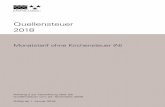 Quellensteuer 2018 - Aargau...4 5 ERLÄUTERUNGEN 1. Berechnungsbeispiele Gratifikationen, 13. Monatslohn, Treueprämien, Nachzahlungen von Teue-rungszulagen, Provisionen und ähnliche