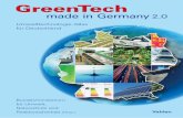 GreenTech made in Germany 2 · 2014-01-21 · Gre enTech made in Germany 2.0 Umwelttechnologie-Atlas für Deutschland Bundesministerium für Umwelt, Naturschutz und Vahlen Reaktorsicherheit