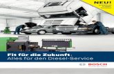 Fit für die Zukunft Alles für den Diesel-Service · 2012-04-21 · f CAM 847 zur Prüfung von Unit-Injector- und Unit- Pump-Komponenten Die Prüfgeräte und Programme simulieren