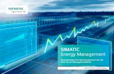 SIMATIC Energy Management...SIMATIC Energy Manager hilft Ihnen nicht nur, Energiekosten einzusparen, sondern unterstützt Sie auch dabei, die Produktivität und Effizienz Ihrer Prozesse