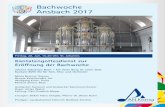 Bachwoche Ansbach 2017 - an-klang.info...Bachwoche Bachwoche Ansbach 2017 Freitag, 28. Juli, 15.30 Uhr, St. Johannis Kantatengottesdienst zur Eröffnung der Bachwoche Johann Sebastian