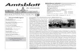 Amtsblatt - Rheinhausen...Veranstaltungen Rathaus direkt Bürgerbüro Telefon 07643/9107-14 · Telefax 07643/4541 E-Mail buergerbuero@rheinhausen.de Öffnungszeiten Rathaus Rheinhausen