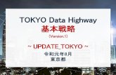 TOKYO Data Highway 基本戦 …...東京は、明治､大正､昭和､平成と続く約150年の歴史の中で、先人たちが築いた大いなるレガシーを 活かし、世界有数の先進都市へと発展してまいりました。