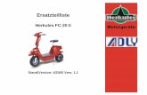 Herkules FC-20 II - scooterservice.descooterservice.de/rollershop/rollerteile/ersatzteillisten/adly/Adly-City-Roller/fc20_2...ADLY HERKULES Modell FC-20/25 Modell 2 MODELLJAHR 2005