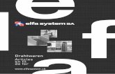 Flaschen- und Pfannenauszüge - Elfasystemelfasystem.eu/wp-content/uploads/2015/08/ELFA_Drahtwaren... · 2017-01-23 · Elfa System SA, das 1962 gegründete Familienunternehmen, befindet