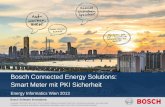 Bosch Connected Energy Solutions: Smart Meter mit PKI ... · •rLM, Submetering … •Kommerzielle Optimierung von Anlagen • •Direktvermarktung von EEG-Anlagen •Sekundärregelleistung