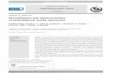 Determination and characterization of metronidazoleâ€“kaolin …fac.ksu.edu.sa/sites/default/files/1-s2.0-s... · 2014-11-25 · ORIGINAL ARTICLE Determination and characterization