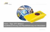 Tech – Tipp: OTT Qliner 2 Qualitätssicherung und ......Tech_Tipp_OTT Qliner2 QA_QC-V2 Author HOHENSTEIN Created Date 2/5/2016 4:05:57 PM Keywords () ...