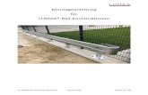 Montageanleitung für LUMAX®-Rail-Konstruktionen€¦ · © LUMAX Strassensicherung GmbH V01-02.2018 Seite 3 von 10 Bohrtiefe mit einem Anker prüfen. Der Anker muss bis zur Ankermarkierung