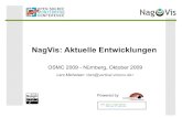 NagVis: Aktuelle Entwicklungen · 2010-11-07 · NagVis Entwicklung Umstieg von Subversion auf Git Wiedereröffnung des Bug- und Feature-Tracking Systems (Trac) Enge Zusammenarbeit