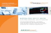 KATALOG 2017/ 2018 - 22 LABTECH Labtech AKKUmed tuoteluettelo 17_18.pdf · KATALOG 2017/ 2018 CATALOGUE 2017/2018 Hochwertige Batterie- und Akku- erzeugnisse f¸r die Medizintechnik