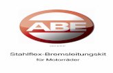 ABE ABM BL - Scooter Center · Kraftfahrt-Bundesamt DE-24932 Flensburg 2 Nummer der ABE: 61124*03 Der Typ der Austauschbremsschlauchleitungen wird von ABM BL in BL geändert.