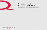 Modem FTTH Huawei HG8247H - Quickline€¦ · Huawei HG8247H Anleitung Quickline Modem. 2/6 Kundendienst 0800 84 10 20 9/2019 1. Installation Modem – Zu Ihrer Sicherheit: Das Kabelmodem