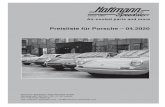 Preisliste für Porsche – 03 · 2020-03-02 · Hoffmann Speedster Teile Vertriebs GmbH Gerberstraße 138-142 • DE- 41748 Viersen Fax: +49/2162/9326-36 • info@hoffmann-speedster.com