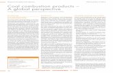 Coal combustion products – A global perspective€¦ · space. Within modern coal-fired power stations, when appropriate collection and management systems are implemented, CCPs
