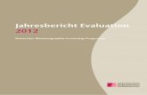 Jahresbericht Evaluation 2012 - Kooperationsgemeinschaft …€¦ · zen die Risikoreduktion für eine Teilnehmerin auf 38–48 % (Paci, 2012; Health Council of the Netherlands, 2014).