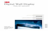Digital Wall Displaymultimedia.3m.com/mws/media/390547O/3mtm-dwd-9200...condensación) (sin a v relati humedad de 80% a 10 • mar del el v ni del encima por pies) 6.000 a (0 m 1828