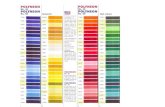 Maderia PolyNeon Thread Chart #81 2010 · tilien und ist in allen abgebildeten Farben erhaltlich. POLYNEON No. 60 ist das feinste Poly esterstickgarn. Ideale Einsatzbereiche sind