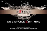 COCKTAILS&DRINKS - First American Bar Vienna · COCKTAILS&DRINKS FIRST AMERICAN BAR DIE gEMüTLIChE uND STILvOLLE COCKTAILBAR. HAPPY ... International Longdrinks 4 Classical Before