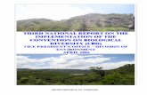 THIRD NATIONAL REPORT ON THE …THIRD NATIONAL REPORT ON THE IMPLEMENTATION OF THE CONVENTION ON BIOLOGICAL DIVERSITY (CBD) VICE PRESIDENT’S OFFICE – DIVISION OF ENVIRONMENT APRIL