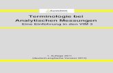 Terminology in Analytical Terminologie bei Analytischen ...€¦ · Introduction to VIM 3 First Edition 2011 Terminologie bei Analytischen Messungen Eine Einführung in den VIM 3