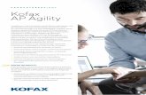 PRODUKTÜBERSICHT Kofax AP Agility...Kofax AP Agility ist eine automatisierte Kreditorenbuchhaltungs- und Rechnungsbearbeitungslösung, die Unternehmen hilft, Skonti in Anspruch zu