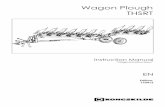 Wagon Plough THSRT - Intermountain New Holland · 2017-11-01 · Useful operational points ..... 32 6. MAINTENANCE ... plough bodies alternately, and for transportation between the