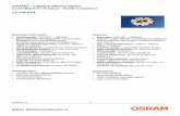 OSTAR - Lighting without Optics Lead (Pb) Free Product - RoHS Compliant … · 2010-04-30 · 2008-02-11 2 LE CW E2A Anm.: Die oben genannten Typbezeichnungen umfassen die bes tellbaren